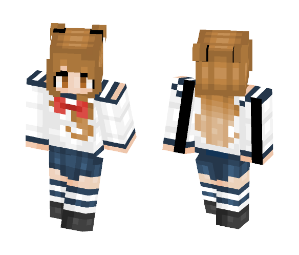 School Girl #2 [Alex Model] - Girl Minecraft Skins - image 1