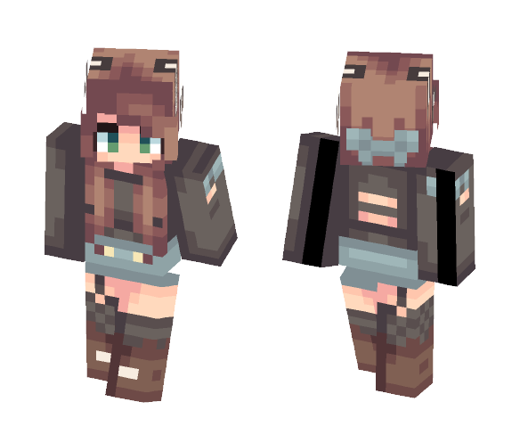 Bulli ||New OC|| - Female Minecraft Skins - image 1