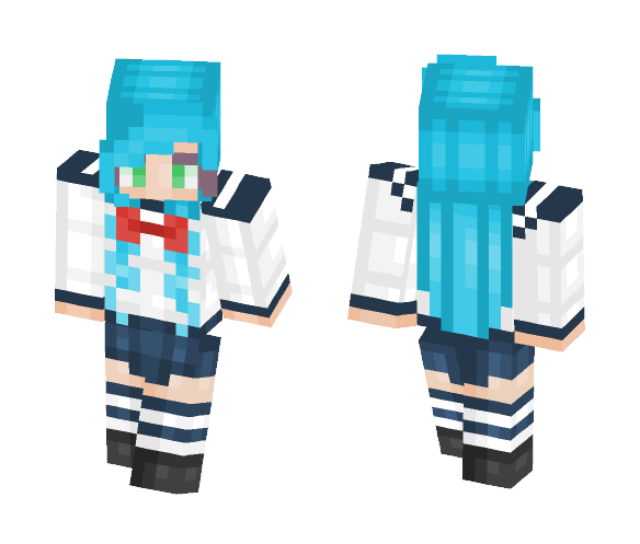 School girl #1 [Steve Model] - Girl Minecraft Skins - image 1