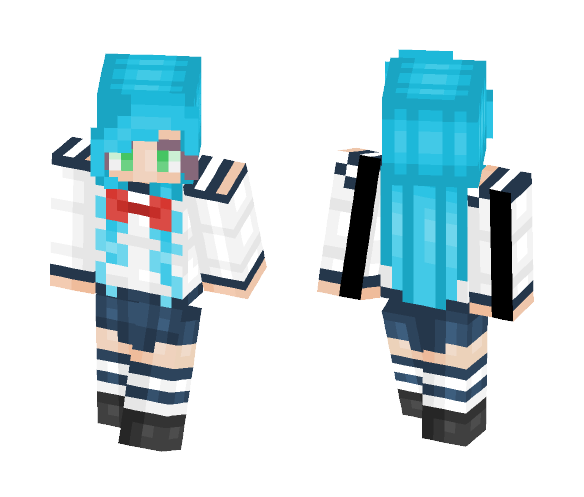 Schoolgirl #1 [Alex Model] - Female Minecraft Skins - image 1