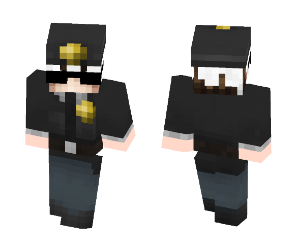 ✫ Ben's Cop Costume ✫ - Male Minecraft Skins - image 1