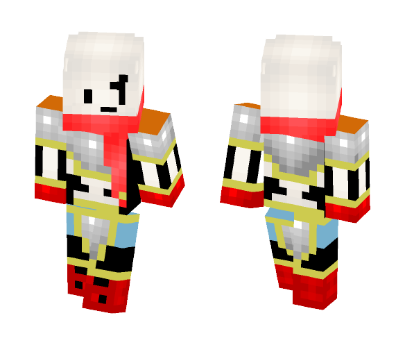 (Undertale) Papyrus - Male Minecraft Skins - image 1