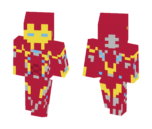 Iron-man mark 46 - Iron Man Minecraft Skins - image 1