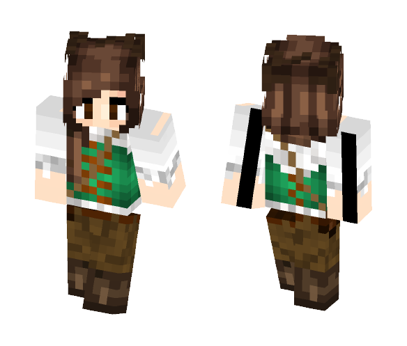 Flynn Rider as a girl - Girl Minecraft Skins - image 1