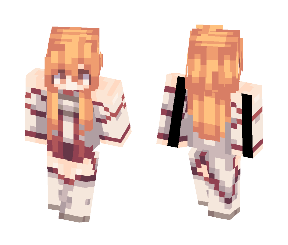 I'm alive. //SAO Asuna Yuuki - Female Minecraft Skins - image 1