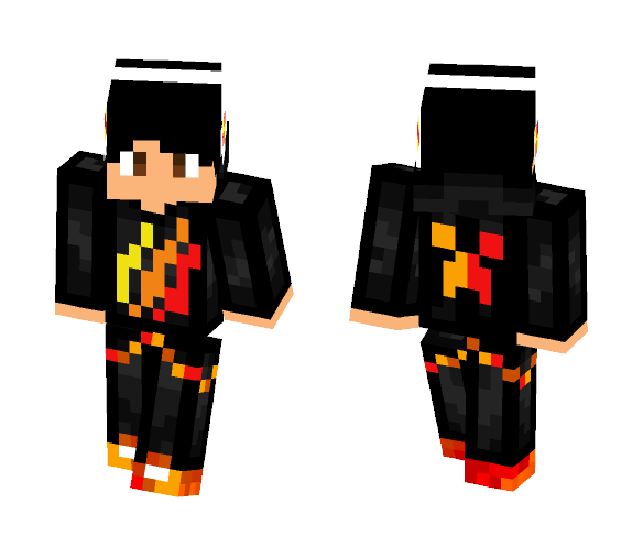 Amanso - FireNation Creeper - Male Minecraft Skins - image 1