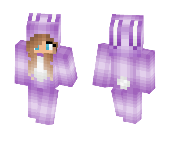 Purple Bunny - Female Minecraft Skins - image 1