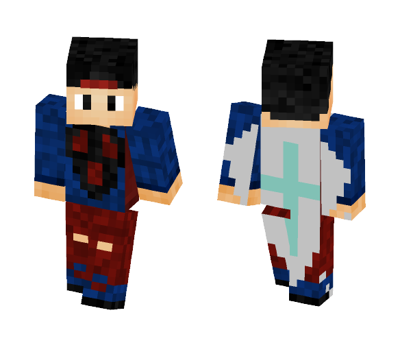 CrossCape - Male Minecraft Skins - image 1