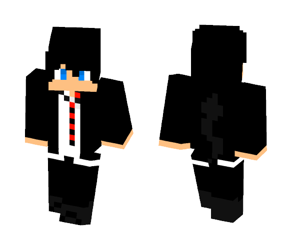 Rin Okumura Showing his tail - Male Minecraft Skins - image 1