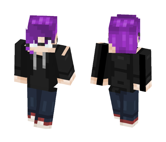 Miss Purple - Female Minecraft Skins - image 1
