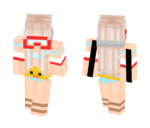 Its Time to Swin || Confuzzzed - Female Minecraft Skins - image 1