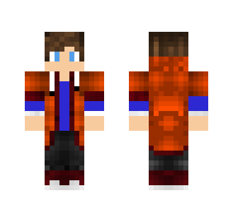 Orange And Red PvP Boy - Boy Minecraft Skins - image 2