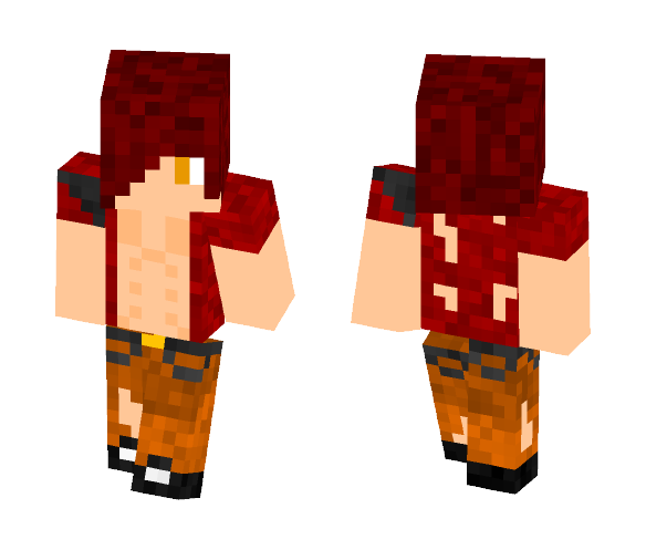 Humanized nightmare foxy - Male Minecraft Skins - image 1