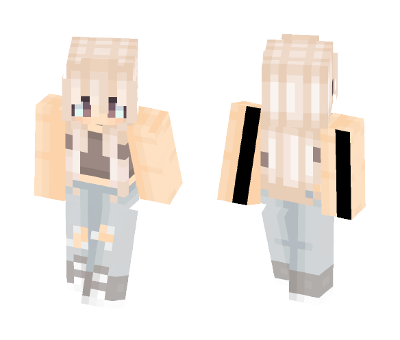 Platinum Blonde - Female Minecraft Skins - image 1
