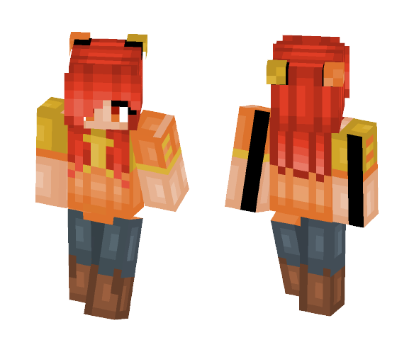 Autumn Girl [Alex Model] - Girl Minecraft Skins - image 1
