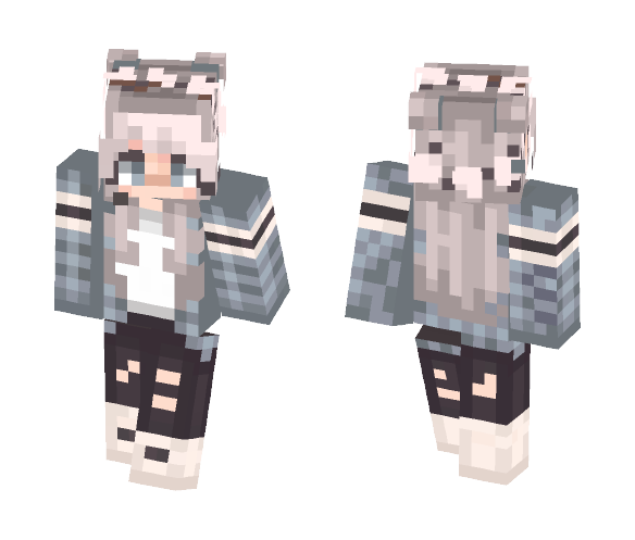 Kelsie ♡Blue Version♡ - Female Minecraft Skins - image 1