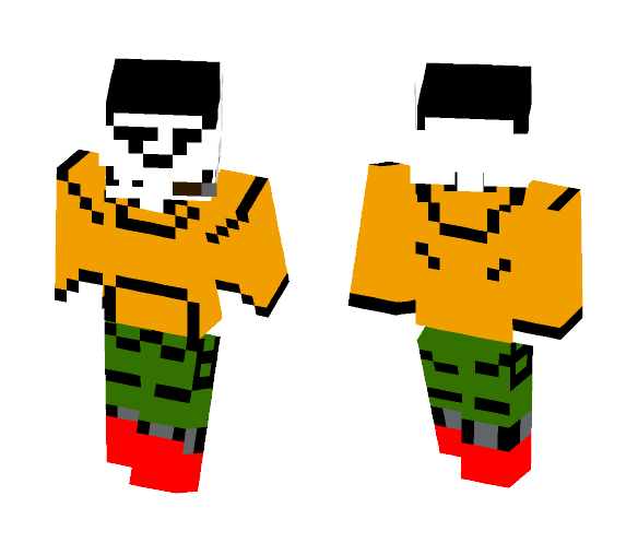 Underswap Papyrus - Male Minecraft Skins - image 1