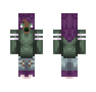 ????Green and Purple???? - Female Minecraft Skins - image 2