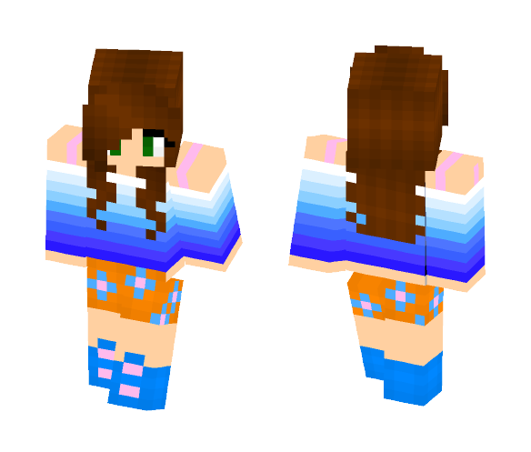 Blue Skies - requested by MLP955 - Female Minecraft Skins - image 1