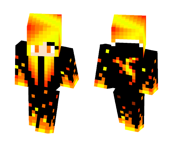 Fire giiiirl !! - Female Minecraft Skins - image 1
