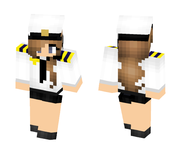 Airline Female Pilot - Female Minecraft Skins - image 1