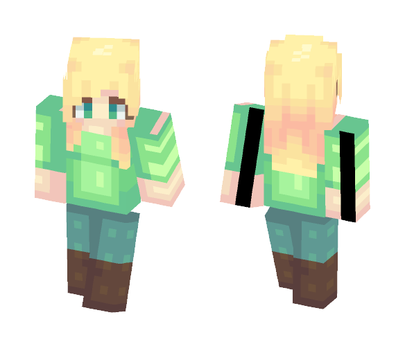 update - green thing - Female Minecraft Skins - image 1