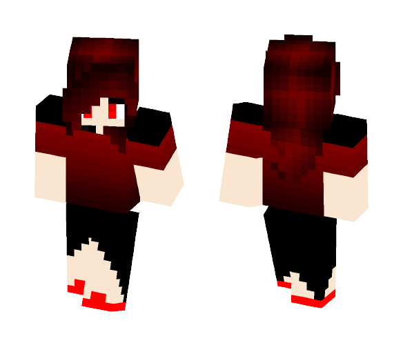 Demonatic girl - Girl Minecraft Skins - image 1