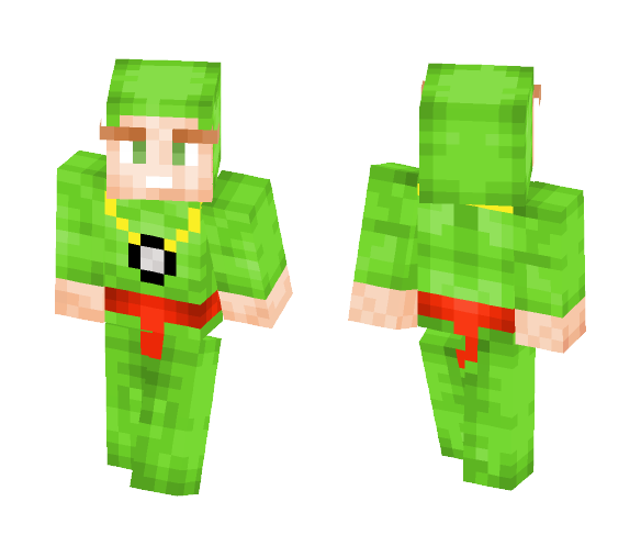 Idubbbz Green Guy meme - Male Minecraft Skins - image 1