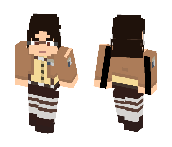Attack on Titan - Hanji Zoe - Female Minecraft Skins - image 1
