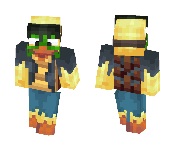 Birdle (Halloween version) - Halloween Minecraft Skins - image 1