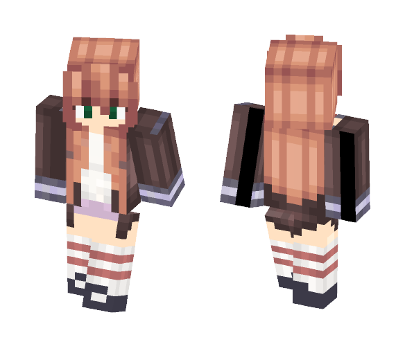 Chestnut hair - Female Minecraft Skins - image 1