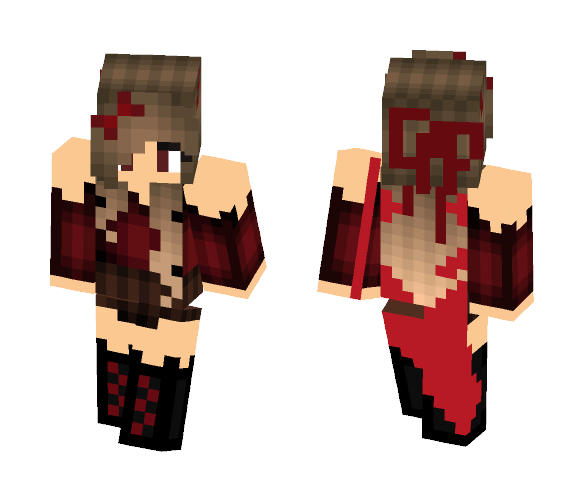Girl Mysterious - Girl Minecraft Skins - image 1