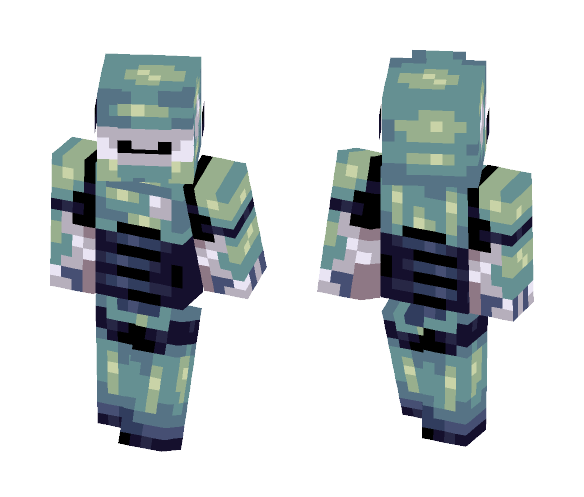Baymax's Blue Armor [pbl s18 w2] - Male Minecraft Skins - image 1