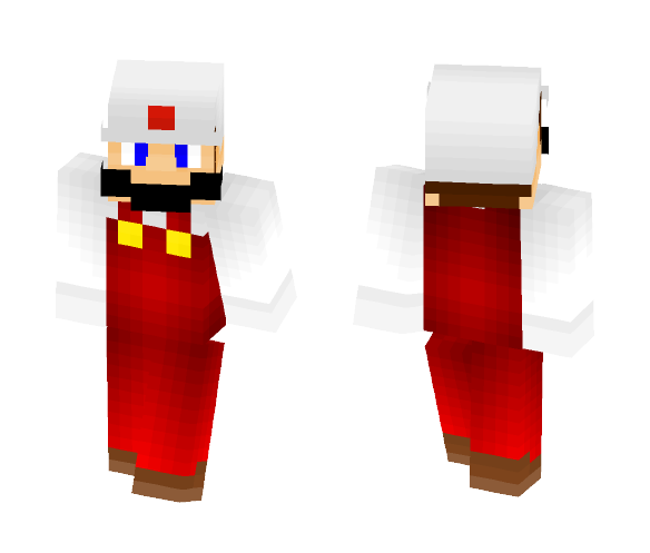 Fire Mario - Updated - Male Minecraft Skins - image 1