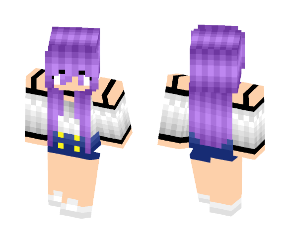 Silver And Purple! - Female Minecraft Skins - image 1