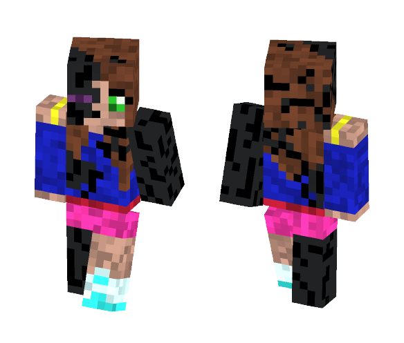 Female Ender Hybrid - Female Minecraft Skins - image 1