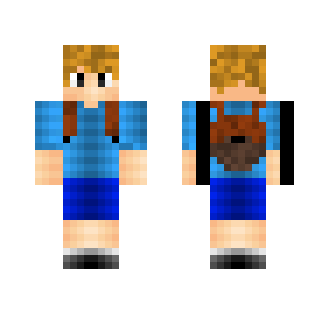 Finn No Hood - Male Minecraft Skins - image 2