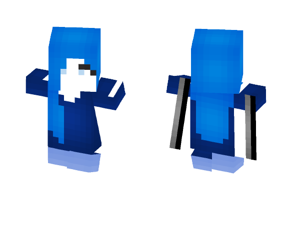 Girl in Blue - Girl Minecraft Skins - image 1