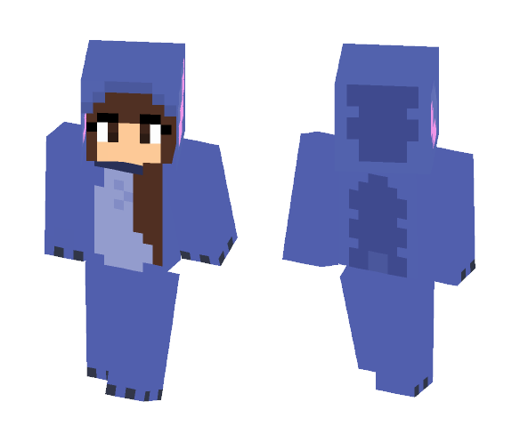 Stitch Onsie (Girl) - Female Minecraft Skins - image 1