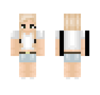 Basic Blonde RQ | Wervy - Female Minecraft Skins - image 2