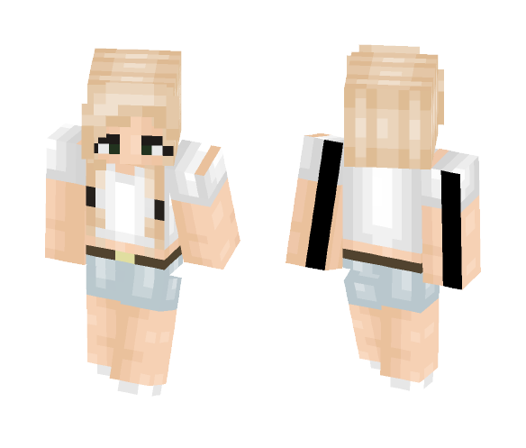 Basic Blonde RQ | Wervy - Female Minecraft Skins - image 1