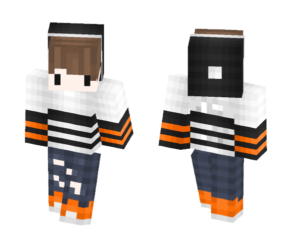 Orange Beanie Boi ~Personal~ - Male Minecraft Skins - image 1