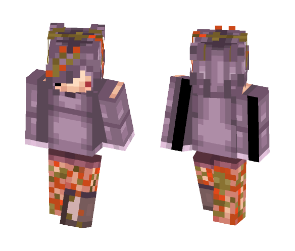 pumpkin girl - Girl Minecraft Skins - image 1