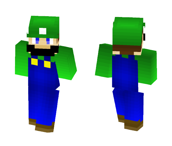 Luigi - Updated - Male Minecraft Skins - image 1