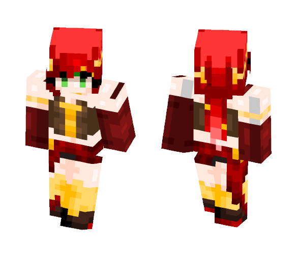 RWBY - Pyrrha Nikos (REDO) - Female Minecraft Skins - image 1