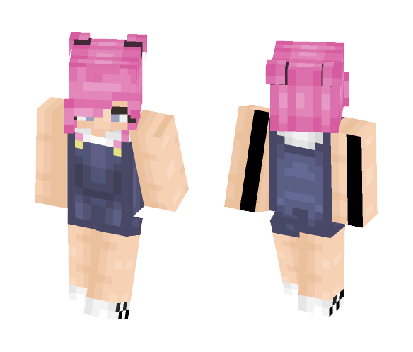 Pink Buns | Wervy - Female Minecraft Skins - image 1