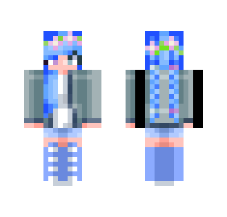 Blue Obssesion. | OC Kris - Female Minecraft Skins - image 2