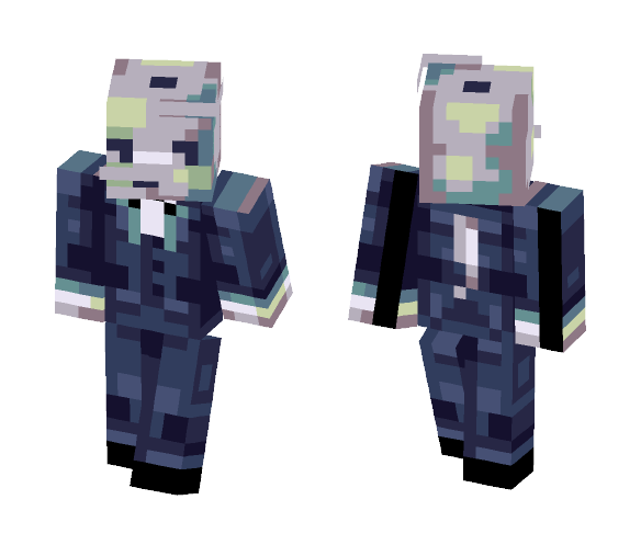 Double 0 Dolphin - PBL Week 2 - Interchangeable Minecraft Skins - image 1