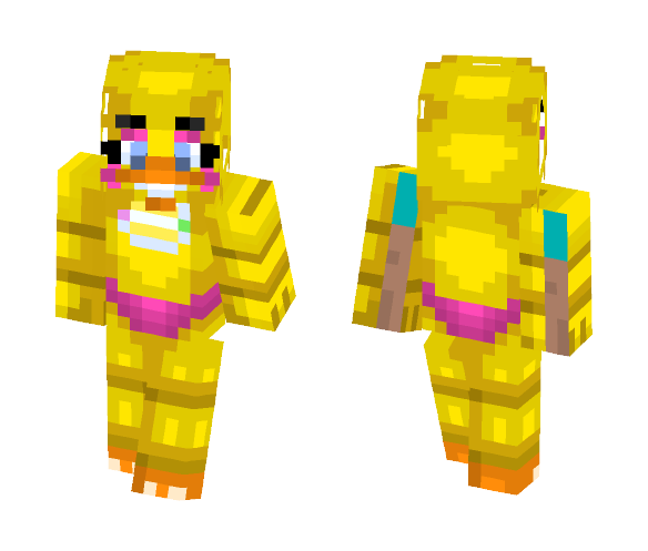 FNAF 2 - Toy Chica (Very Late) - Female Minecraft Skins - image 1