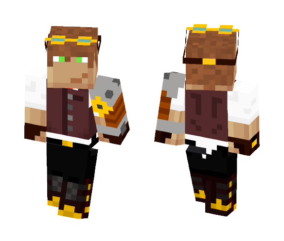 Steampunk Me without Coat - Male Minecraft Skins - image 1
